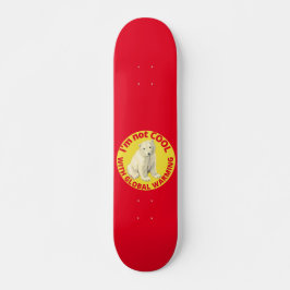 ICH BIN NICHT COOL MIT DER GLOBALEN ERWÄRMUNG, die Skateboard