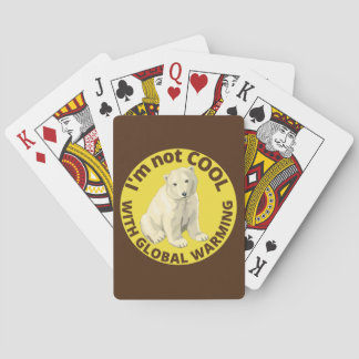 ICH BIN NICHT COOL MIT DER GLOBALEN ERWÄRMUNG, die Spielkarten