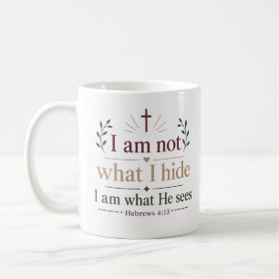 Ich bin nicht das, was ich verstecke. Ich bin das, Kaffeetasse