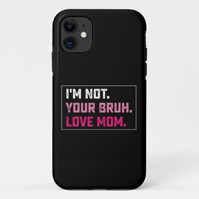 Ich bin nicht deine Brühe Liebe Mama Groovy Mother Case-Mate iPhone Hülle (Rückseite)