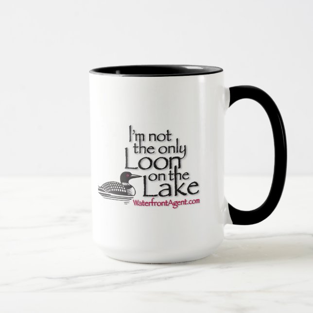 Ich bin nicht der einzige auf dem See Tasse (Rechts)