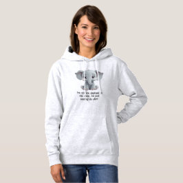 Ich bin nicht der Elefant im Zimmer Hoodie