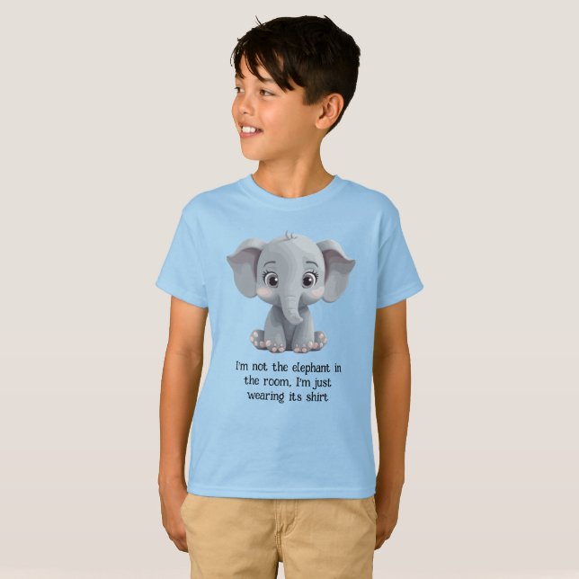 Ich bin nicht der Elefant im Zimmer T-Shirt (Vorne ganz)