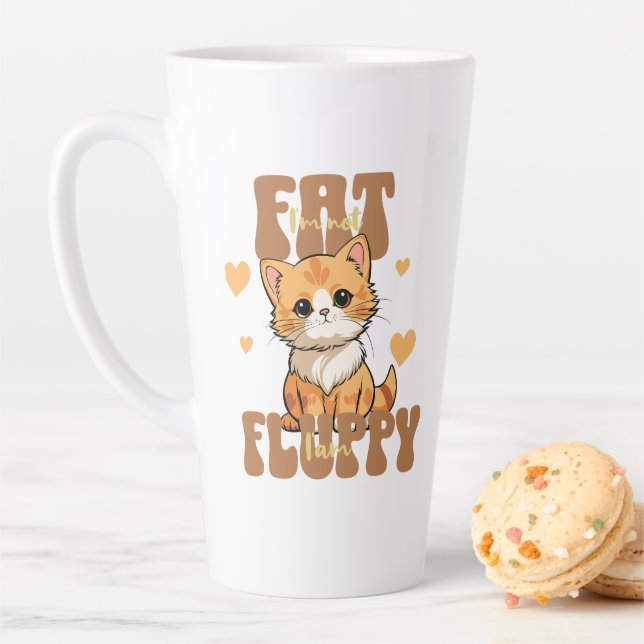 Ich bin nicht dick, ich bin fluffig milchtasse (Beispiel)