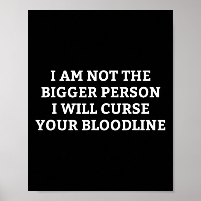 Ich bin nicht die größere Person, die ich dein Blu Poster (Vorne)