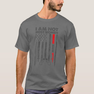 Ich bin nicht die meisten Frauen, ich bin Krankens T-Shirt
