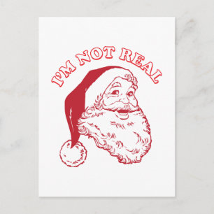 Ich bin nicht echt postkarte
