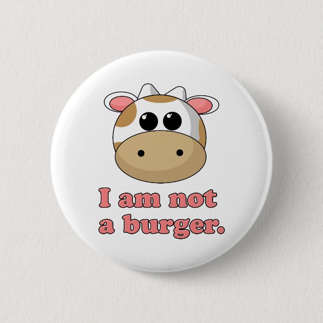 Ich bin nicht ein Burger Button (Vorderseite)