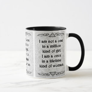 Ich bin nicht ein - positives Zitat Tasse