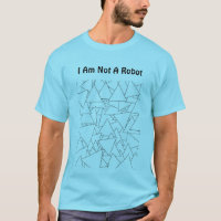 Ich bin nicht ein Roboter Herren Blau Horizon