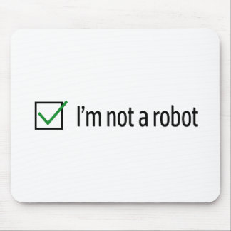 Ich bin nicht ein Roboter Mousepad