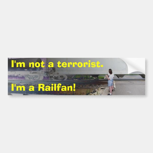 Ich bin nicht ein Terrorist. Ich bin ein Raifan! Autoaufkleber (Vorne)