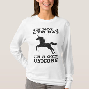 Ich bin nicht eine Turnhallen-Ratte, die ich ein T-Shirt