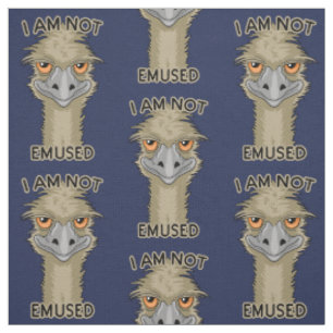 Ich bin nicht Emused lustiges Emu-Wortspiel Stoff
