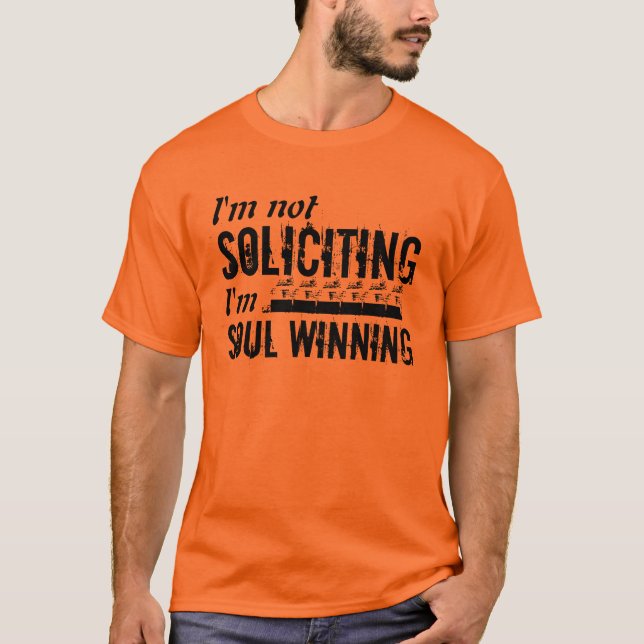 Ich bin nicht erbitten ich bin gewinnendes T-Shirt (Vorderseite)