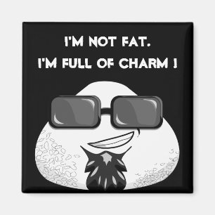 Ich bin NICHT FAT. ICH BIN VOLL CHARM! Magnet
