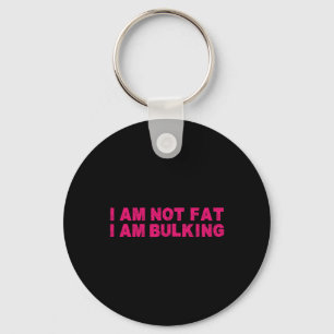 Ich bin nicht fett, ich schreibe Fitness Bodybuild Schlüsselanhänger