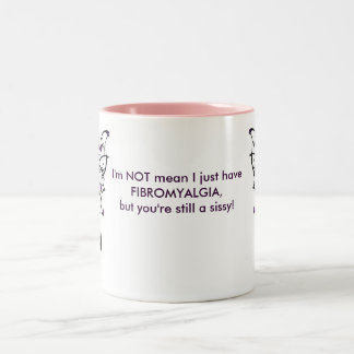 Ich bin nicht gemein zweifarbige tasse