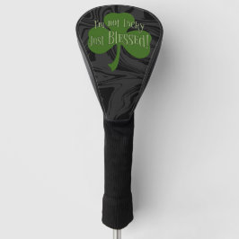 Ich bin nicht glücklich, nur gesegnetes Kleeblatt  Golf Headcover
