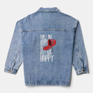 Ich bin nicht glücklich, wie die letzte Box glückl Jeansjacke