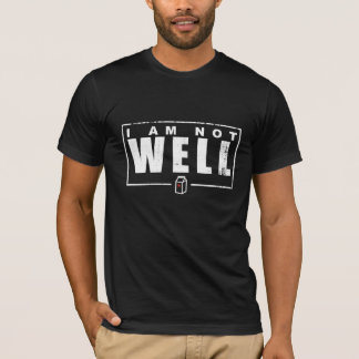 Ich bin nicht gut - weißes Textteppich-Shirt T-Shirt