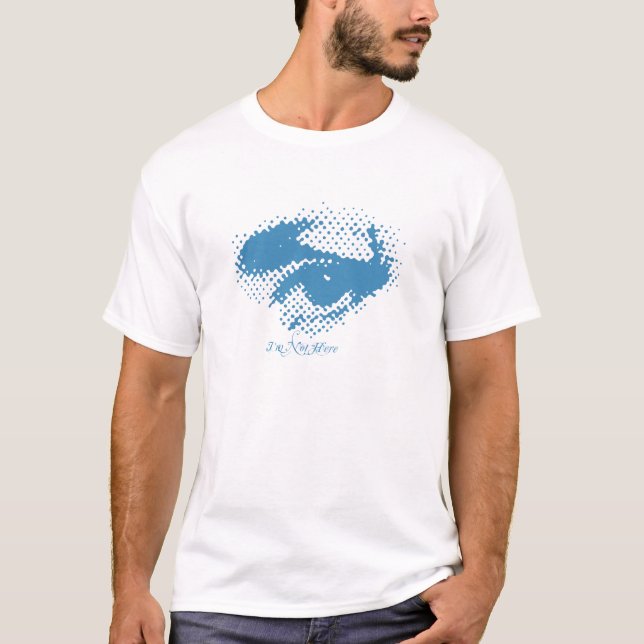 Ich bin nicht hier T-Shirt (Vorderseite)