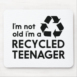 Ich bin nicht, ich bin ein gerecycelter mousepad