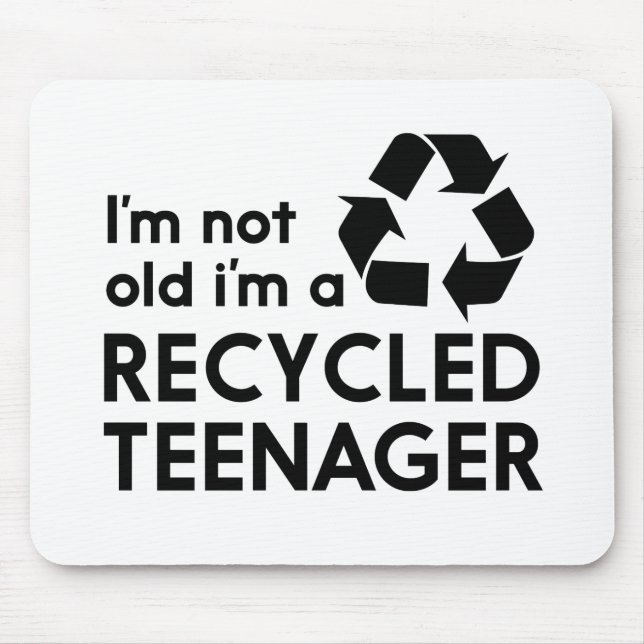 Ich bin nicht, ich bin ein gerecycelter mousepad (Vorne)