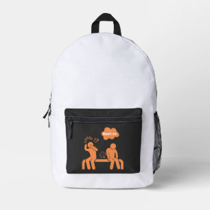 Ich bin nicht, ich bin keine Furz Bedruckter Rucksack