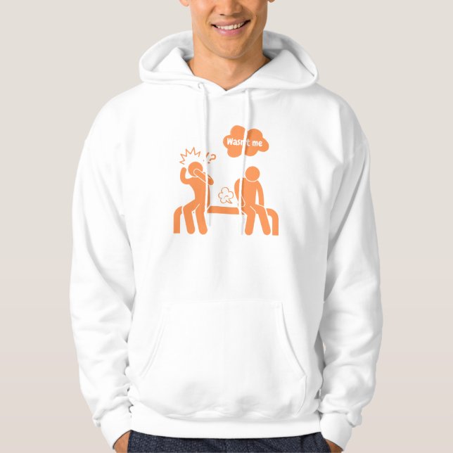 Ich bin nicht, ich bin keine Furz Hoodie (Vorderseite)