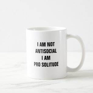 Ich bin nicht ich bin Proeinsamkeits-Tasse Kaffeetasse