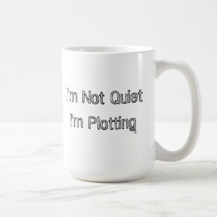 Ich bin nicht, ich grafisch darstelle ruhig kaffeetasse