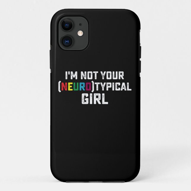 Ich bin nicht Ihr neurotypisches Autismus-Bewussts Case-Mate iPhone Hülle (Rückseite)