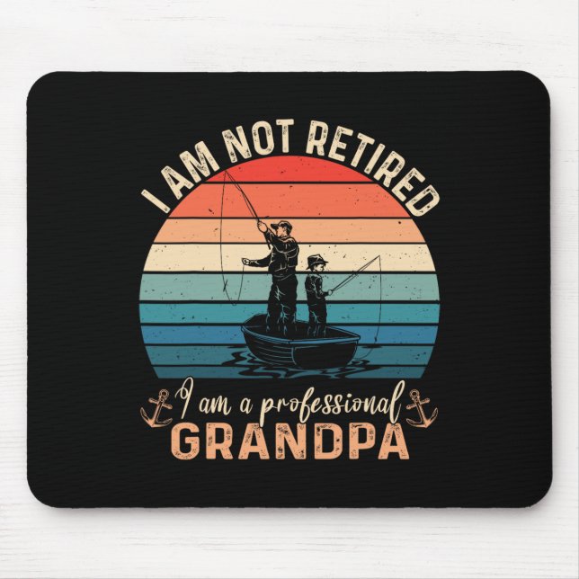 Ich bin nicht im Ruhestand, ich bin ein profession Mousepad (Vorne)