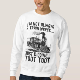 Ich bin nicht immer ein totales Chaos, nur Spaß Sweatshirt