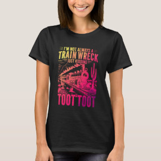 Ich bin nicht immer ein Zugunglück, nur Spaß, Tüt T-Shirt