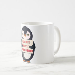 Ich bin nicht klein, ich bin Pinguin-groß Kaffeetasse