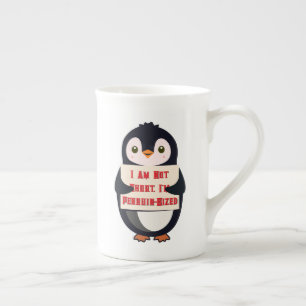 Ich bin nicht klein, ich bin Pinguin-groß Prozellantasse