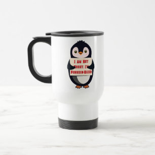 Ich bin nicht klein, ich bin Pinguin-groß Reisebecher