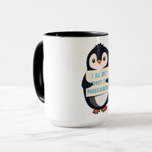 Ich bin nicht klein, ich bin Pinguin-groß Tasse