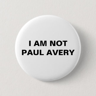 Ich bin nicht Knopf Pauls Avery Button