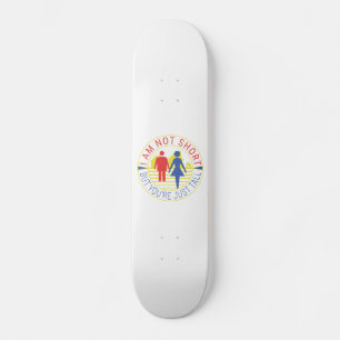 Ich bin nicht kurz, aber du bist einfach groß skateboard