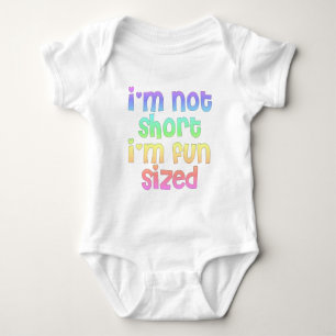 Ich bin nicht kurz. baby strampler