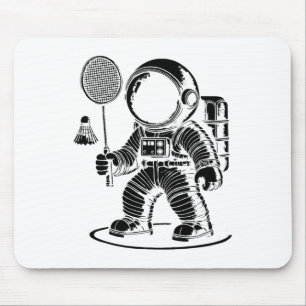 Ich bin nicht Kurz, dass ich ein Badminton Player  Mousepad