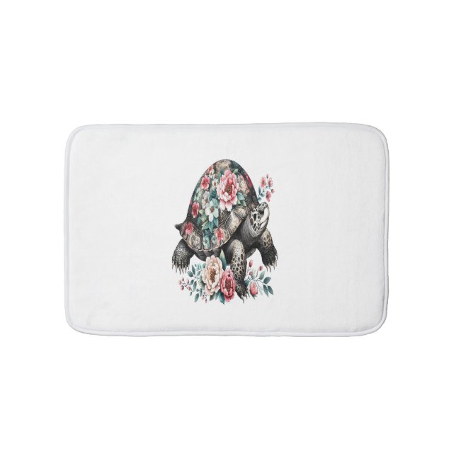 Ich bin nicht langsam, ich bin eine Schildkröte Badematte (Vorderseite)