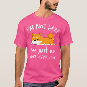 Ich bin nicht Lazy Shiba Inu Shirt Loafer Dog Lazi