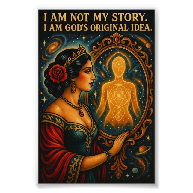 ICH BIN NICHT MEINE GESCHICHTE, ICH BIN GOTTES ORI FOTODRUCK (Vorne)