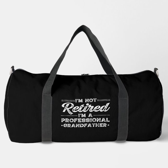 Ich bin nicht müde - ich bin Beruflich Großvater Duffle Bag (Vorderseite)