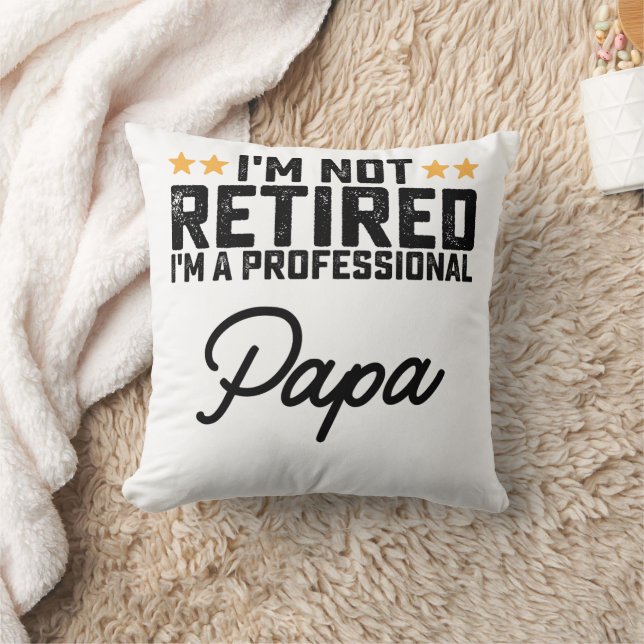 Ich bin nicht müde, ich bin ein Beruflicher Papa Kissen (Decke)