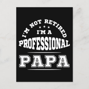 Ich bin nicht müde, ich bin ein Beruflicher Papa Postkarte